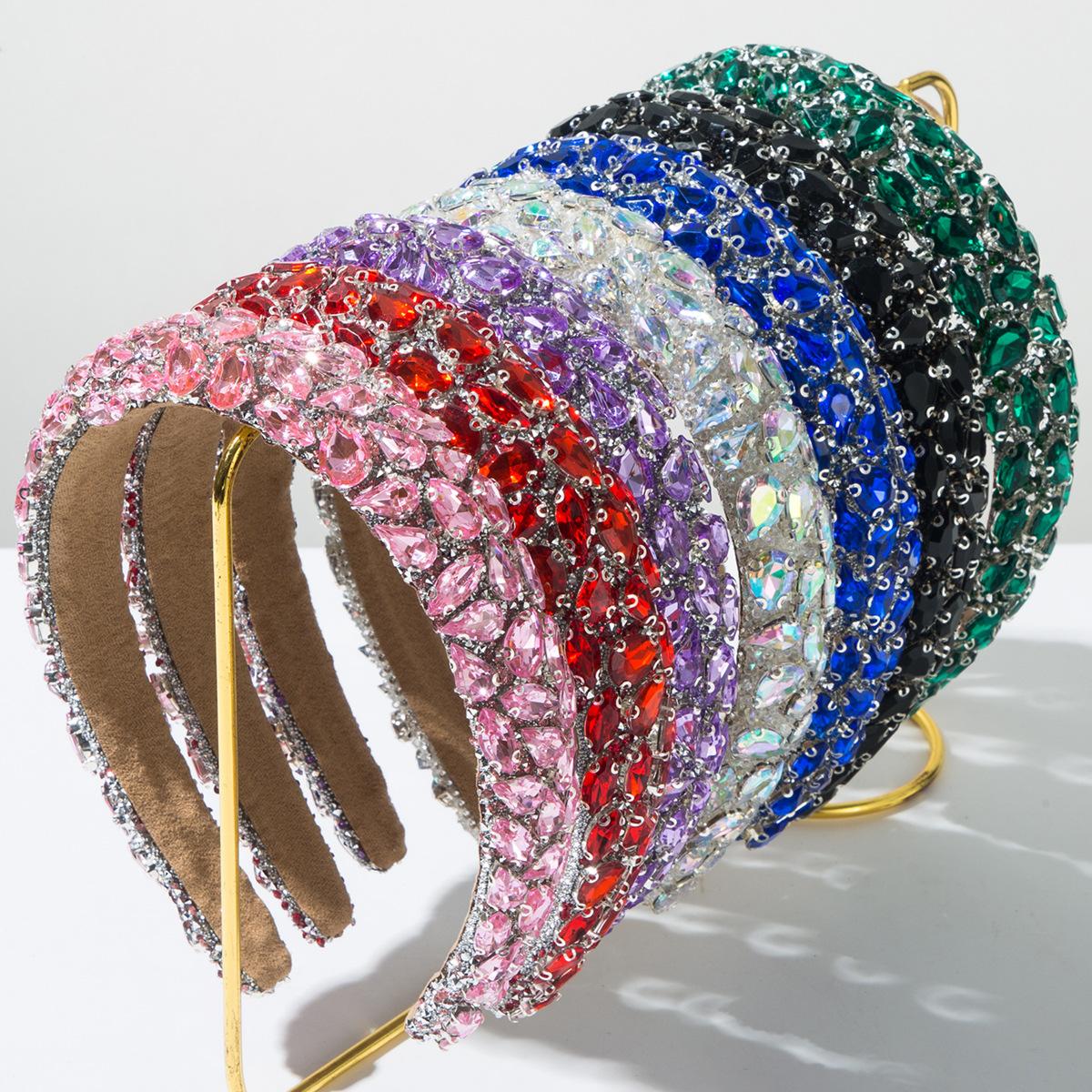 Baroque Full Diamond Headband Shining Colorful Diamond Light Luxury Gorgeous Headband Personalized Ball Banquet Hair Accessories зелёный
Baroque Full Diamond Headband Shining Colorful Diamond Light Luxury Gorgeous Headband Personalized Ball Banquet Hair Accessories зелёный