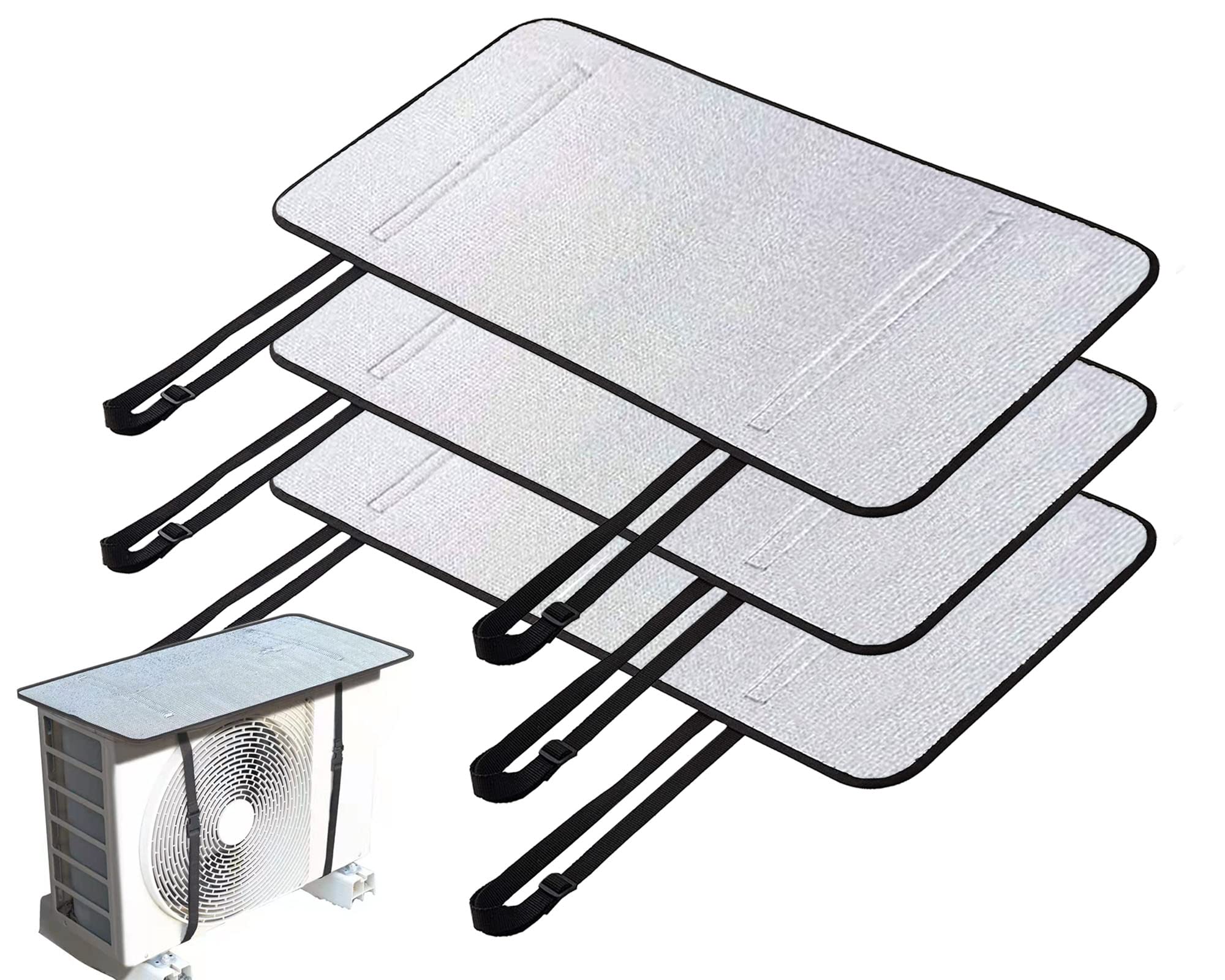 Set of 3 Air Conditioner Outdoor Unit 6mm Rain Easy Energy Saving Covers, 80x40cm, Thick, Double-Sided Aluminum, Sunshade, Protection, Installation,
Set of 3 Air Conditioner Outdoor Unit 6mm Rain Easy Energy Saving Covers, 80x40cm, Thick, Double-Sided Aluminum, Sunshade, Protection, Installation,