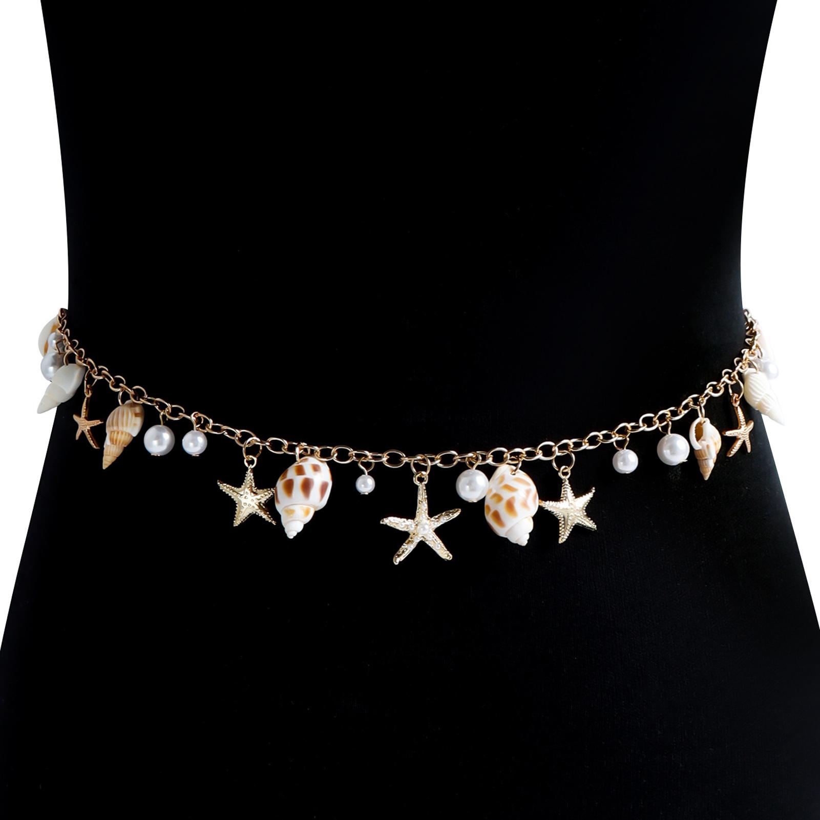 Starfish Pearl Pendant Necklace Waist Chain Adjustable Length Beach Inspired Design Lightweight Durable Material Suitable for Daily Wear One Size
Starfish Pearl Pendant Necklace Waist Chain Adjustable Length Beach Inspired Design Lightweight Durable Material Suitable for Daily Wear One Size