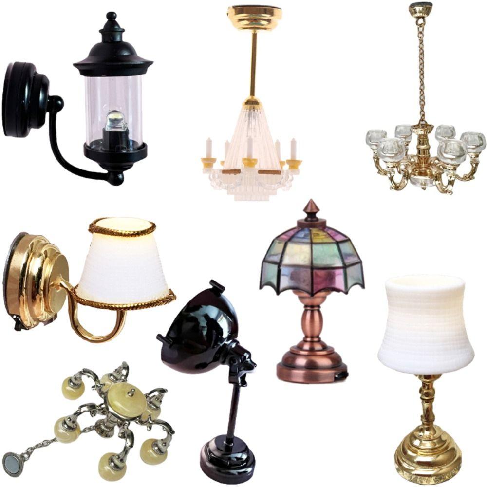 House Mini Furniture Miniature Chandelier Dollhouse Light Doll Accessories Floor/Ceiling/Wall Lamp 2(canot light)
House Mini Furniture Miniature Chandelier Dollhouse Light Doll Accessories Floor/Ceiling/Wall Lamp 2(canot light)