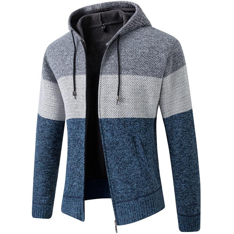 Men s Hooded Knit Sweater - Cozy Velvet Lined, Thick, Warm & Casual Loose Fit for Autumn/Winter 4XL сірий колір/синій
Men s Hooded Knit Sweater - Cozy Velvet Lined, Thick, Warm & Casual Loose Fit for Autumn/Winter 4XL сірий колір/синій