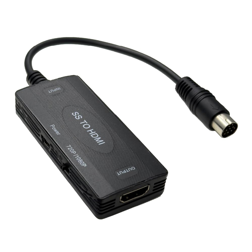 Sega Saturn HDMI Resolution Adapter, 720p/1080p Support, HY-SSTOHDMI чёрный
Sega Saturn HDMI Resolution Adapter, 720p/1080p Support, HY-SSTOHDMI чёрный