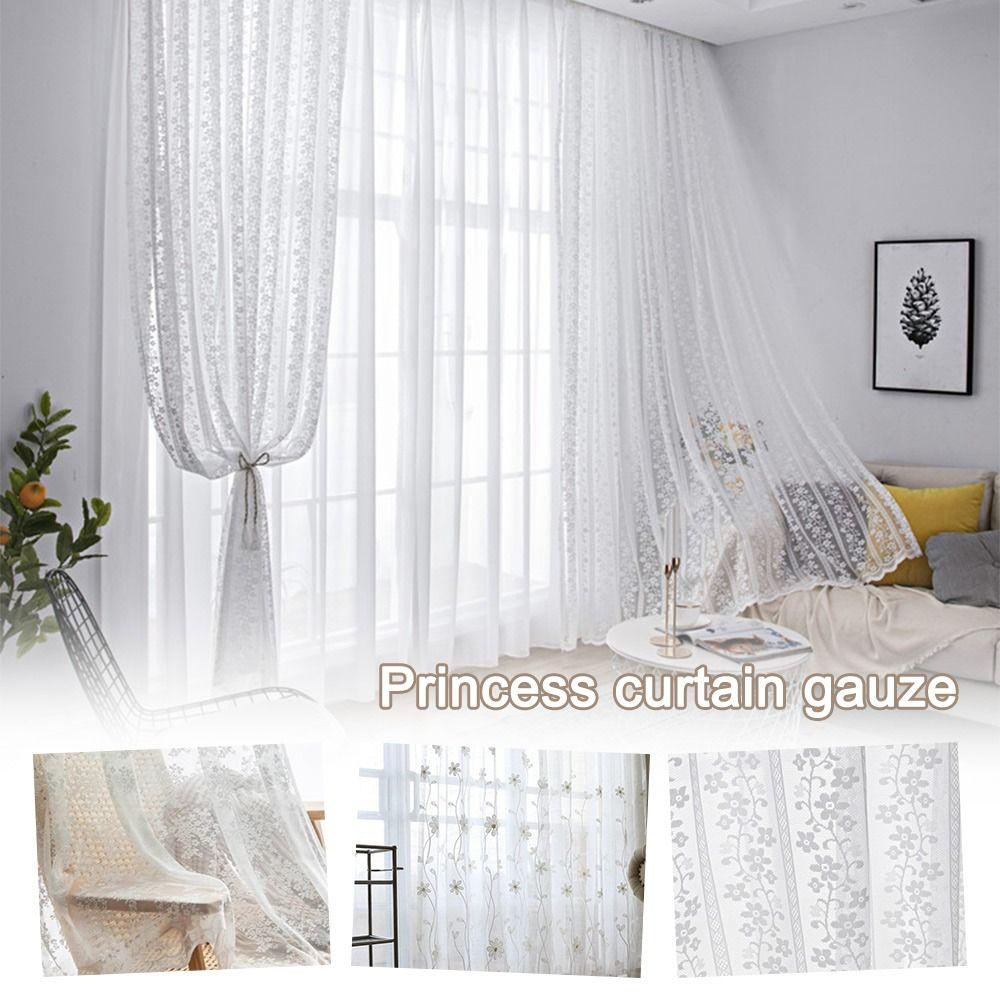 100x200cm Window Curtain Thin White Tulle Curtain Voile Sheer Curtain Living Room Decoration B
100x200cm Window Curtain Thin White Tulle Curtain Voile Sheer Curtain Living Room Decoration B
