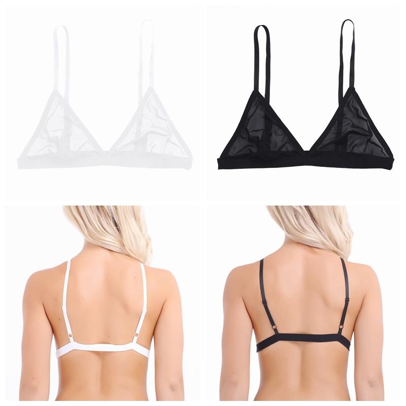 Womens Lingerie Soft Breathable Mesh Triangle Bralette Push Up Bikini Bra Tops S чорний
Womens Lingerie Soft Breathable Mesh Triangle Bralette Push Up Bikini Bra Tops S чорний