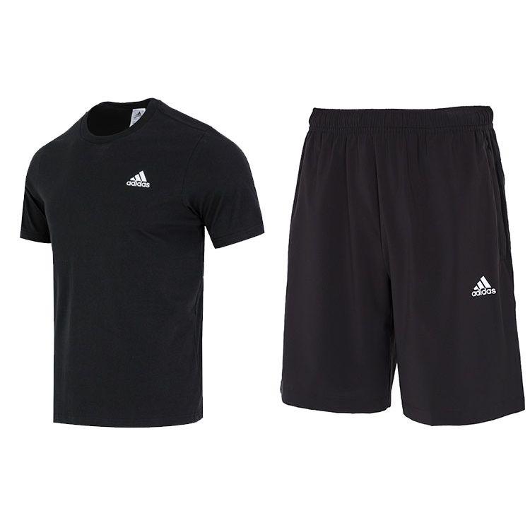 Футболка с коротким рукавом и принтом логотипа Adidas, повседневные шорты, спортивный комплект для мужчин, черный IC9282+GP0942 S
Футболка с коротким рукавом и принтом логотипа Adidas, повседневные шорты, спортивный комплект для мужчин, черный IC9282+GP0942 S