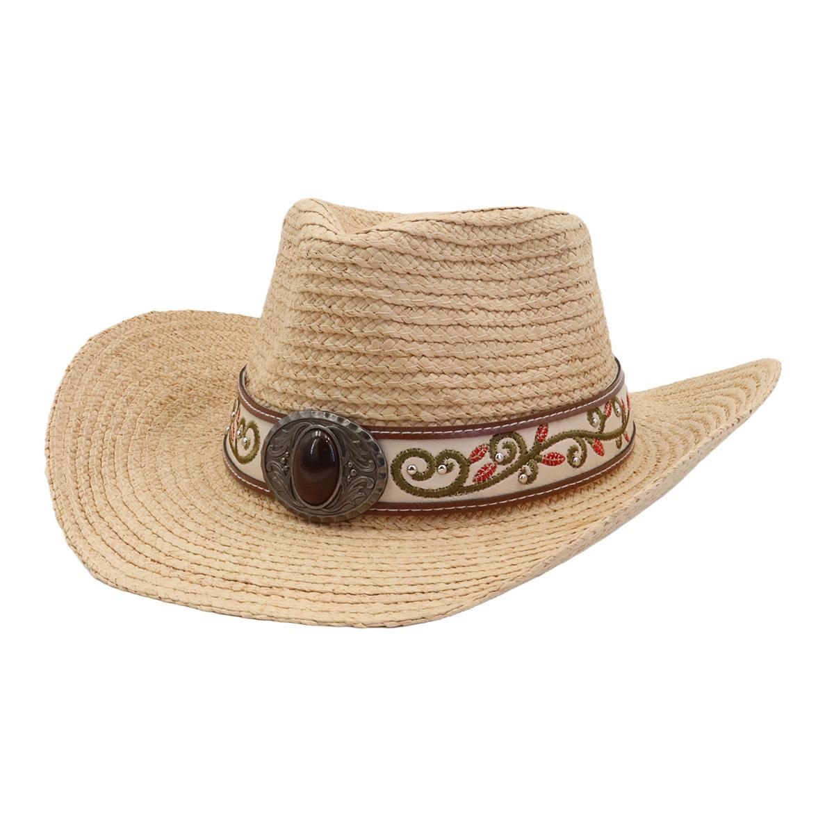 Large Size Natural Raffia Jazz Straw Hat for Men Women Wide Brim Summer Sun Hat UPF50+ Travel Panama Beach Hat Vintage 56-58cm 56-58cm
Large Size Natural Raffia Jazz Straw Hat for Men Women Wide Brim Summer Sun Hat UPF50+ Travel Panama Beach Hat Vintage 56-58cm 56-58cm