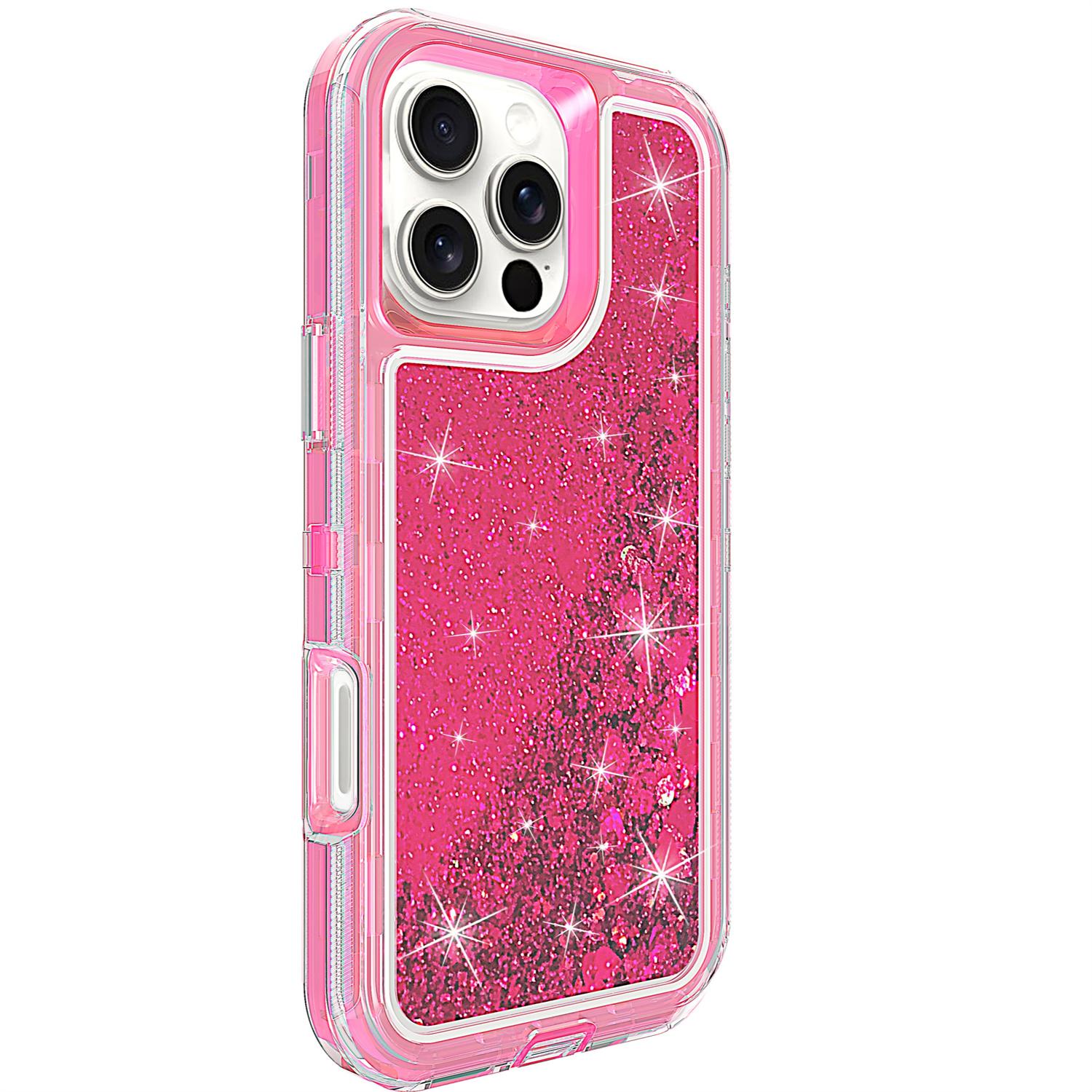 Противоударный съемный чехол 2 в 1 из ТПУ+ПК с зыбучим песком для iPhone 16 Pro Max Rose
Противоударный съемный чехол 2 в 1 из ТПУ+ПК с зыбучим песком для iPhone 16 Pro Max Rose