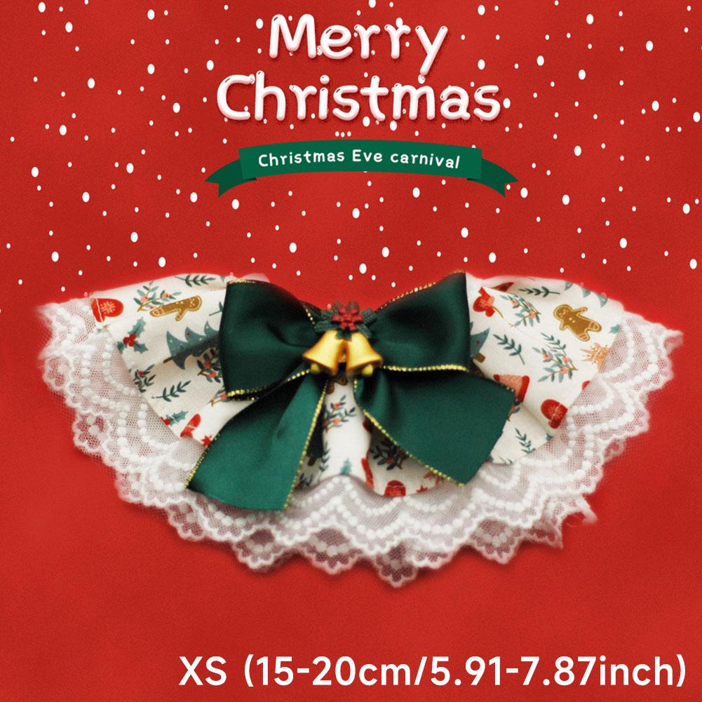Рождественский кошачий собачий слюнявчик с кружевом, полотенце для слюны, регулируемые аксессуары для костюма питомца XS
Рождественский кошачий собачий слюнявчик с кружевом, полотенце для слюны, регулируемые аксессуары для костюма питомца XS