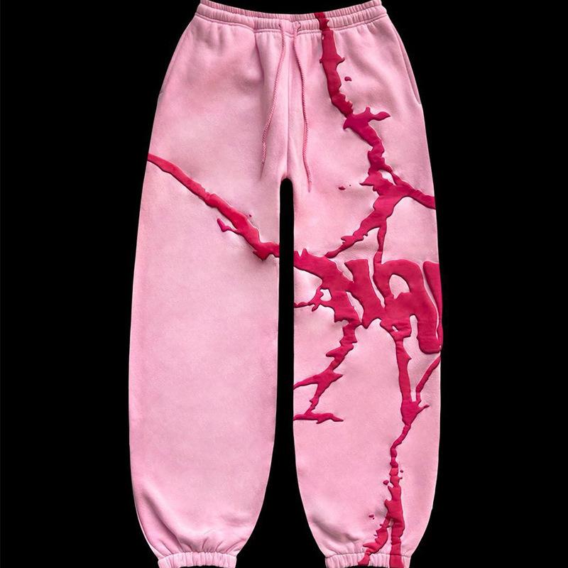 Европейские и американские повседневные брюки в стиле хип-хоп с принтом «волосы-пузыри» для мужчин и женщин Y2K Street M
Европейские и американские повседневные брюки в стиле хип-хоп с принтом «волосы-пузыри» для мужчин и женщин Y2K Street M