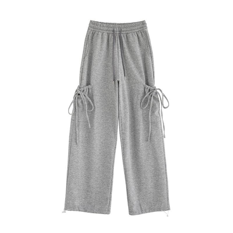 Women s Versatile High-Waisted Bow Tie Lace-Up Wide-Leg Pants - Slimming, Straight, Casual Long Sweatpants for Spring/Autumn 2025. L сірий колір
Women s Versatile High-Waisted Bow Tie Lace-Up Wide-Leg Pants - Slimming, Straight, Casual Long Sweatpants for Spring/Autumn 2025. L сірий колір