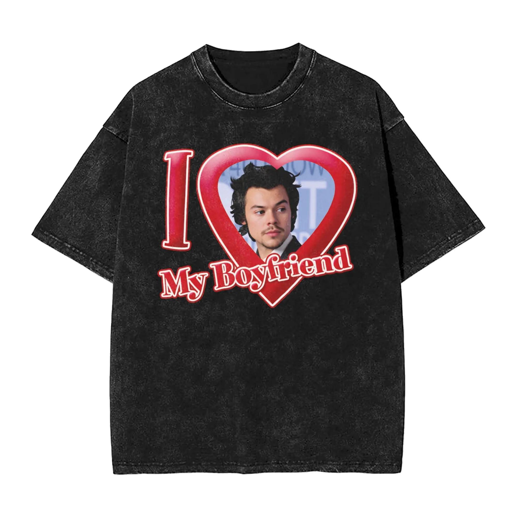 I Love My Boyfriend Harry Styles TShirt Unisex Fashion Cotton Tees Round Neck Short Sleeve T Shirt Plus Size Summer Clothes 2XL
I Love My Boyfriend Harry Styles TShirt Unisex Fashion Cotton Tees Round Neck Short Sleeve T Shirt Plus Size Summer Clothes 2XL