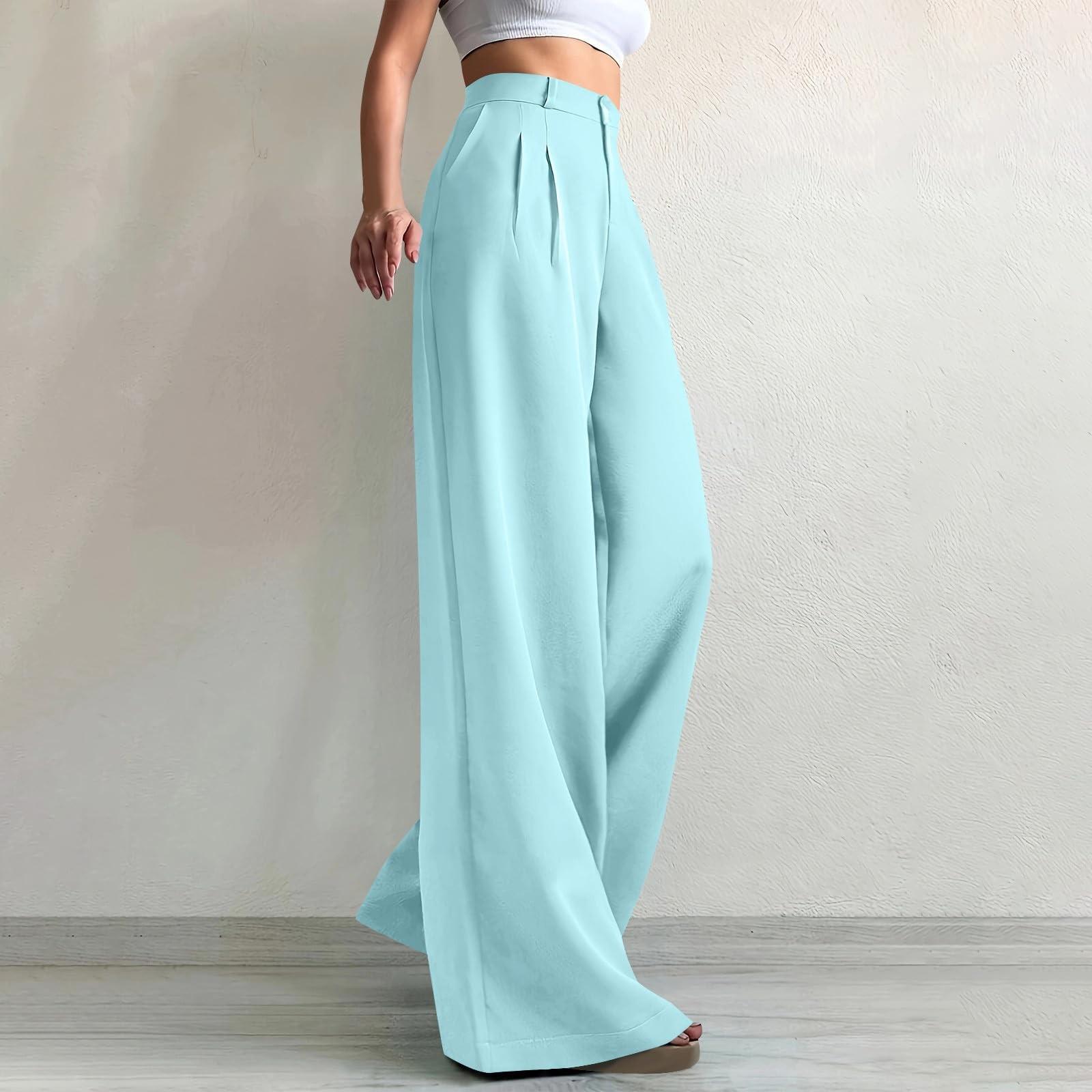 Рабочие брюки женские деловые повседневные с высокой посадкой и широкими штанинами, нарядные рабочие наряды M
Рабочие брюки женские деловые повседневные с высокой посадкой и широкими штанинами, нарядные рабочие наряды M