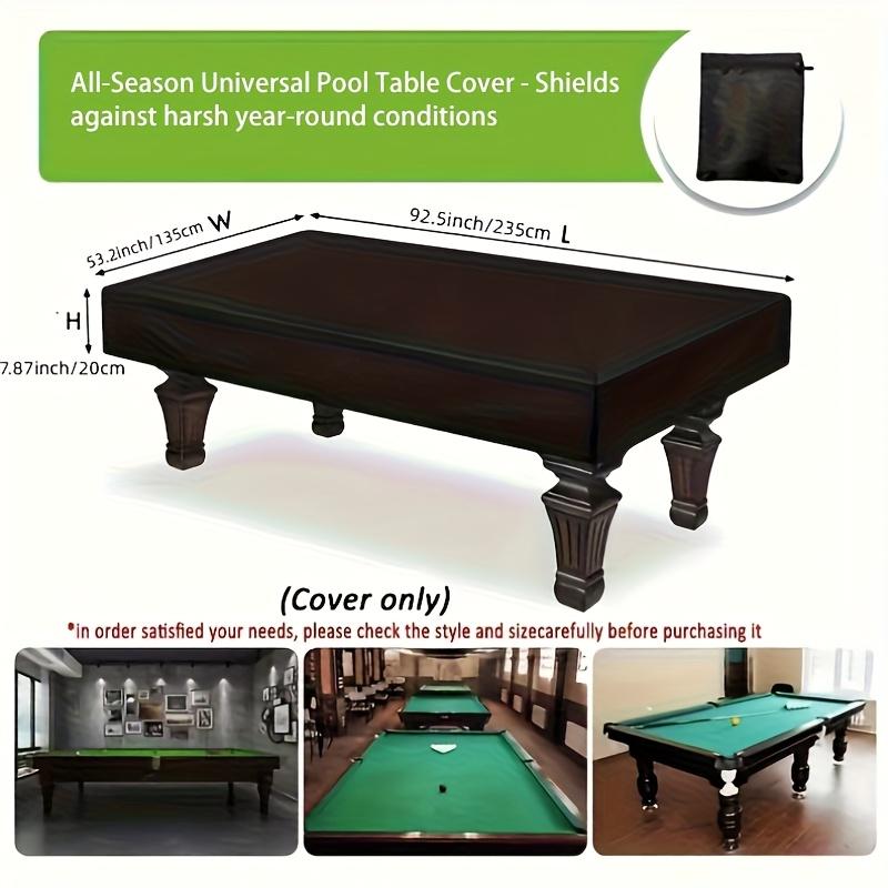 1 Piece of Thick Oxford Cloth Billiard Table Cover – Durable and Reusable, Suitable for Most 7-foot/8-foot/9-foot Billiard Tables (cover Only). 7 feet: 92.5*53.2* 7.87inch
1 Piece of Thick Oxford Cloth Billiard Table Cover – Durable and Reusable, Suitable for Most 7-foot/8-foot/9-foot Billiard Tables (cover Only). 7 feet: 92.5*53.2* 7.87inch