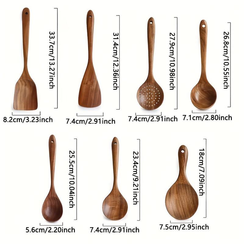 ZISIZ 7-Piece Wooden Kitchen Utensil Set
ZISIZ 7-Piece Wooden Kitchen Utensil Set