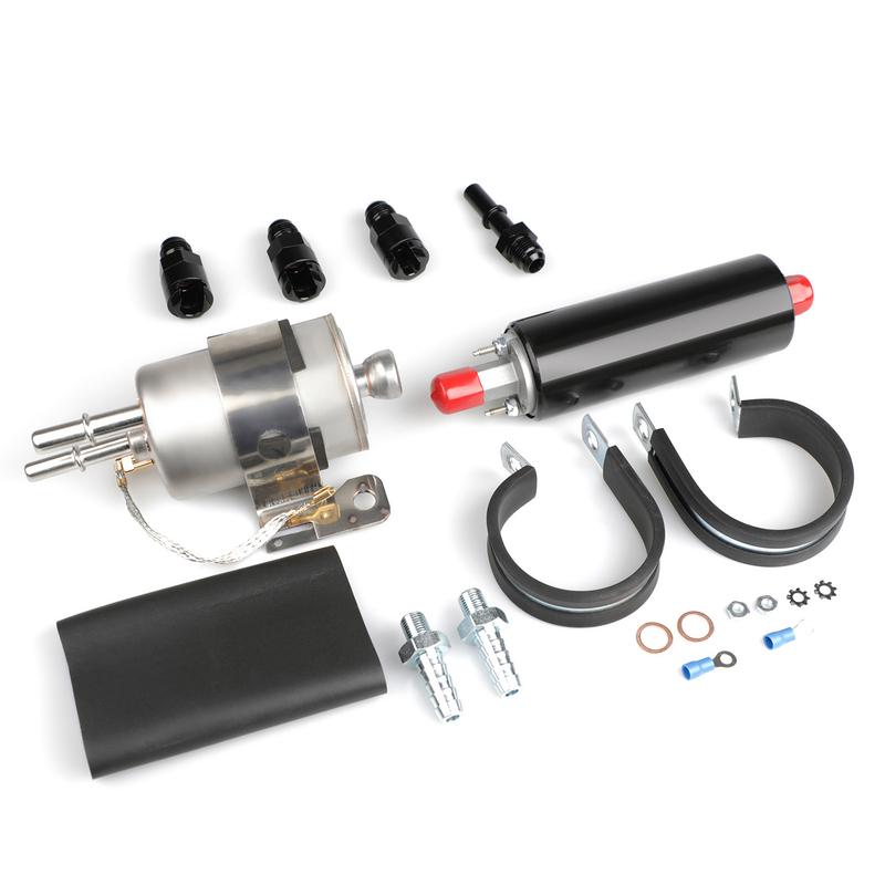 Universal High Flow Pressure External Inline 255LPH Fuel Pump GSL392 28-3012 6AN Fittings Kit
Universal High Flow Pressure External Inline 255LPH Fuel Pump GSL392 28-3012 6AN Fittings Kit