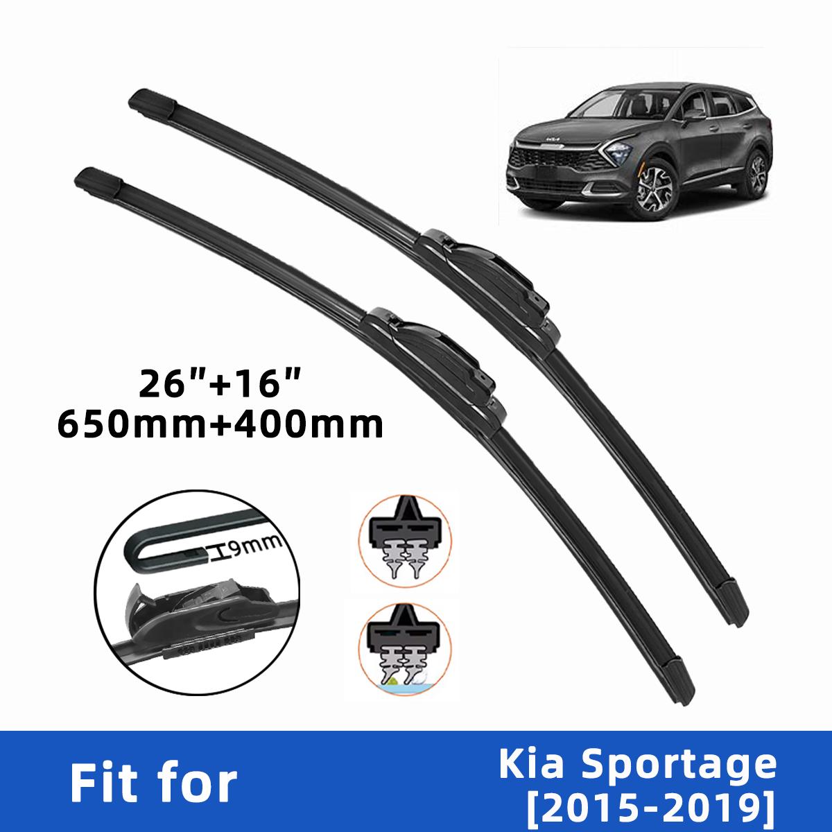 2 шт. 4 шт. Щетки стеклоочистителя для Kia Sportage 2015-2022 Передняя двойная резиновая полоска Щетка стеклоочистителя Щетки для лобового стекла Аксессуары для лобового стекла 2PC
2 шт. 4 шт. Щетки стеклоочистителя для Kia Sportage 2015-2022 Передняя двойная резиновая полоска Щетка стеклоочистителя Щетки для лобового стекла Аксессуары для лобового стекла 2PC