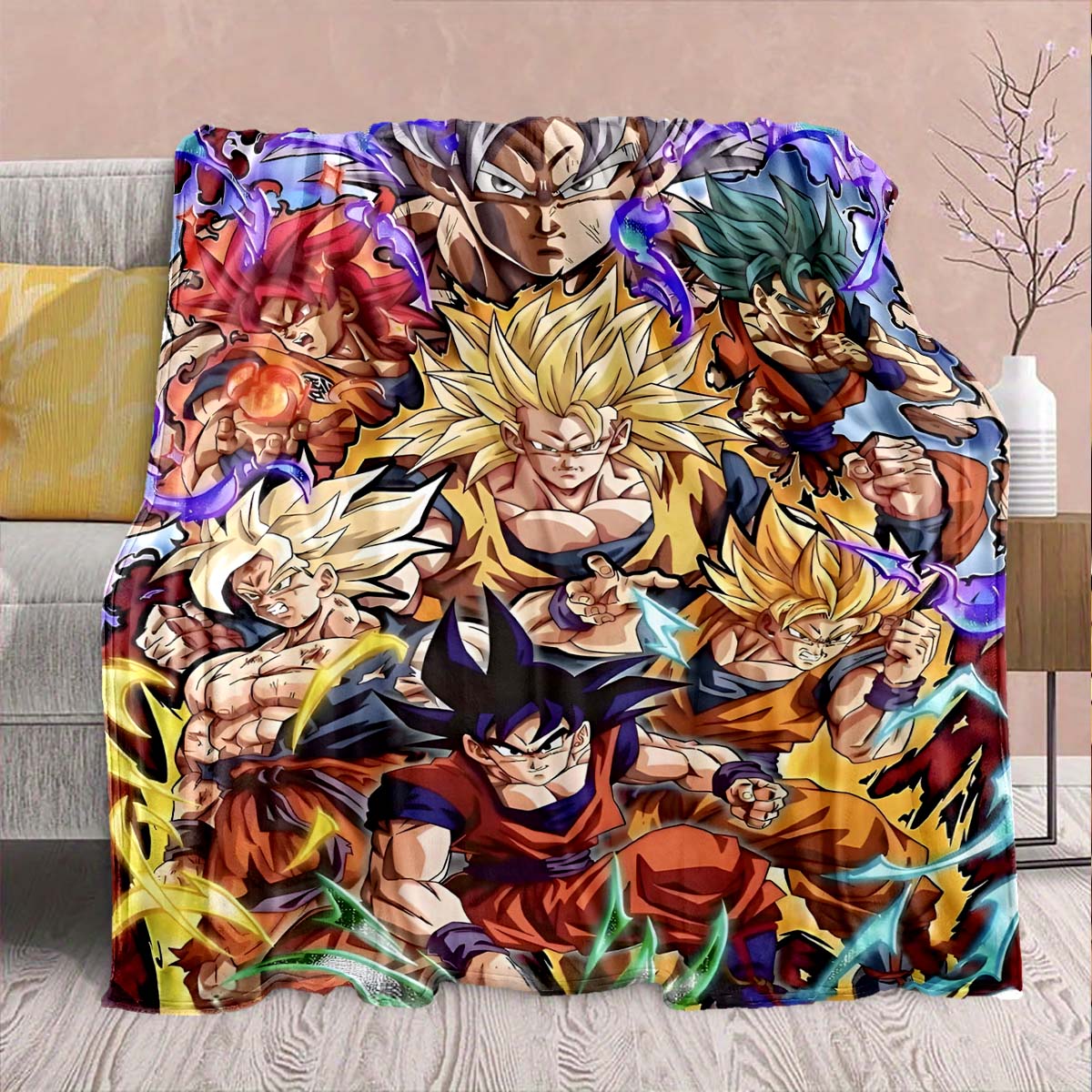 Dragon Ball Anime Flannel Blanket - Soft Warm Perfect for Sofa, Bedding Camping Travel Office Home Decor 75x90cm
Dragon Ball Anime Flannel Blanket - Soft Warm Perfect for Sofa, Bedding Camping Travel Office Home Decor 75x90cm