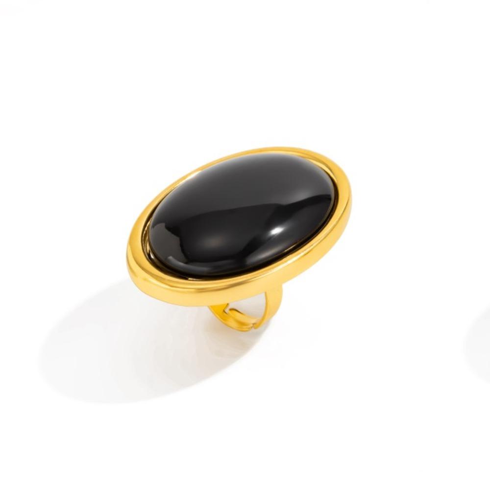 Simple Resin Oval Earrings High-end Jewelry Light Luxury Retro Earrings New Year Ring-Black
Simple Resin Oval Earrings High-end Jewelry Light Luxury Retro Earrings New Year Ring-Black