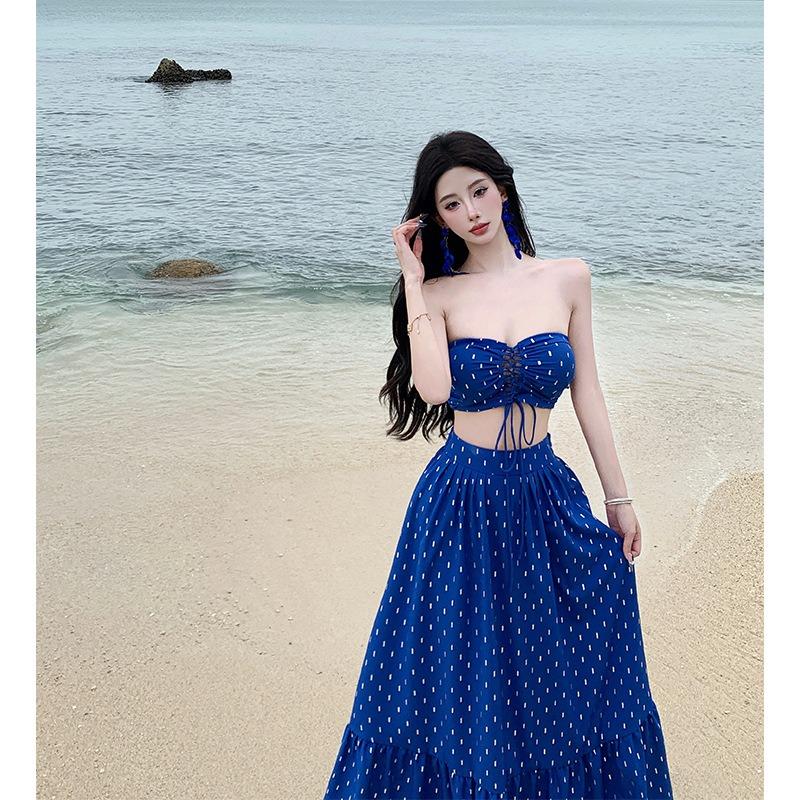 Dopamine Hollow Cross Strap Pleated Tube Top Small Vest Top Set Dress Big Pendulum Vacation Skirt XL
Dopamine Hollow Cross Strap Pleated Tube Top Small Vest Top Set Dress Big Pendulum Vacation Skirt XL