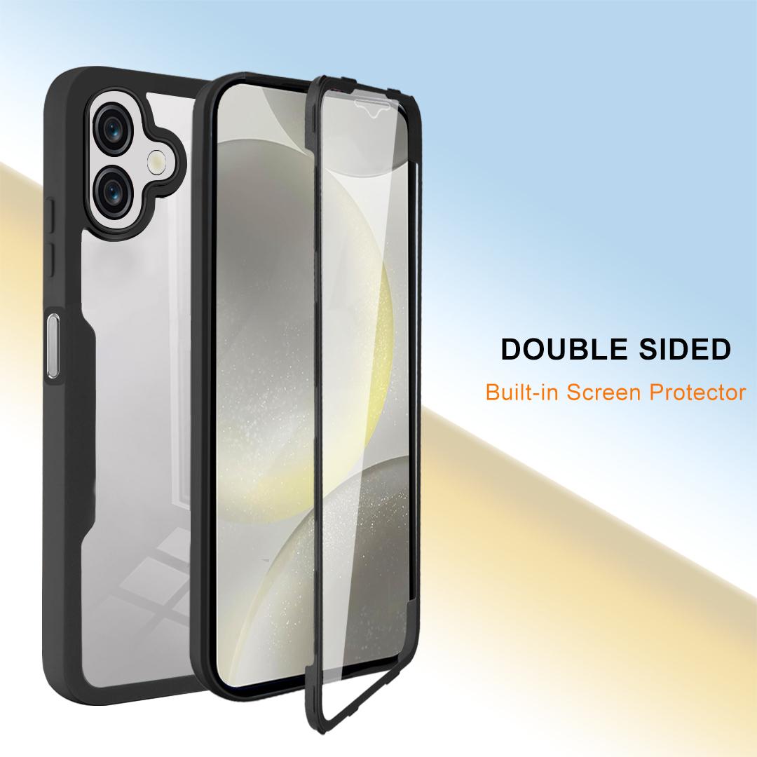 For Samsung Galaxy A06 4G Case Acrylic+TPU Clear Phone Cover with PET Screen Film Green
For Samsung Galaxy A06 4G Case Acrylic+TPU Clear Phone Cover with PET Screen Film Green