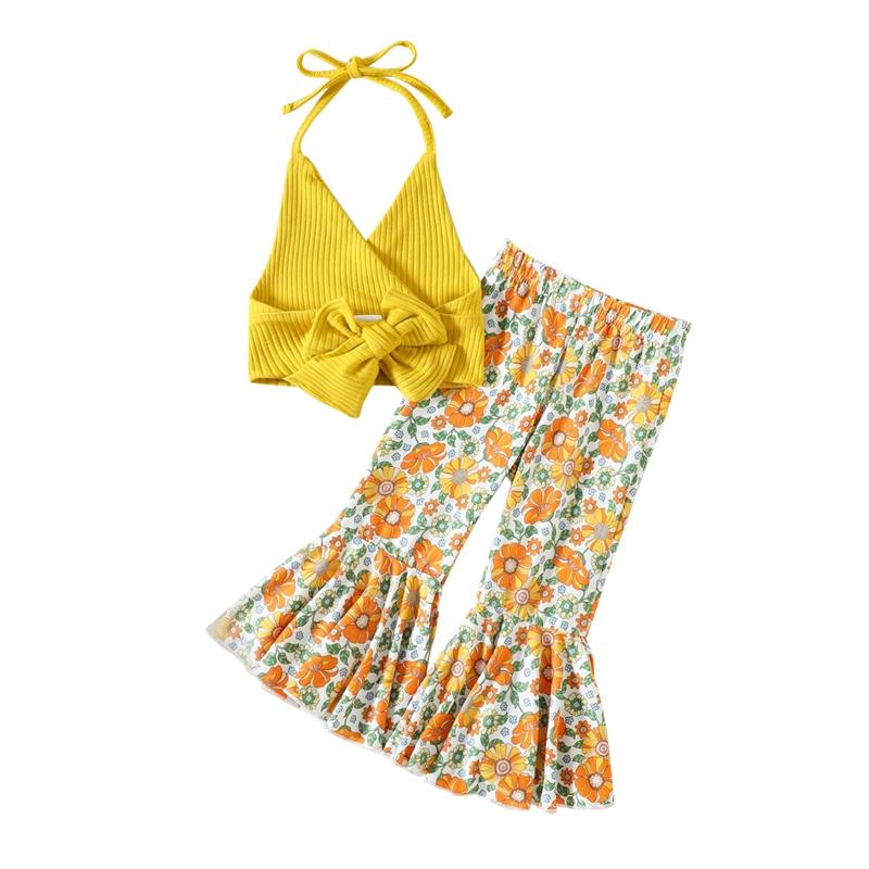 Одежда для маленьких девочек с укороченными топами и брюками-клеш для маленьких девочек 100
Одежда для маленьких девочек с укороченными топами и брюками-клеш для маленьких девочек 100