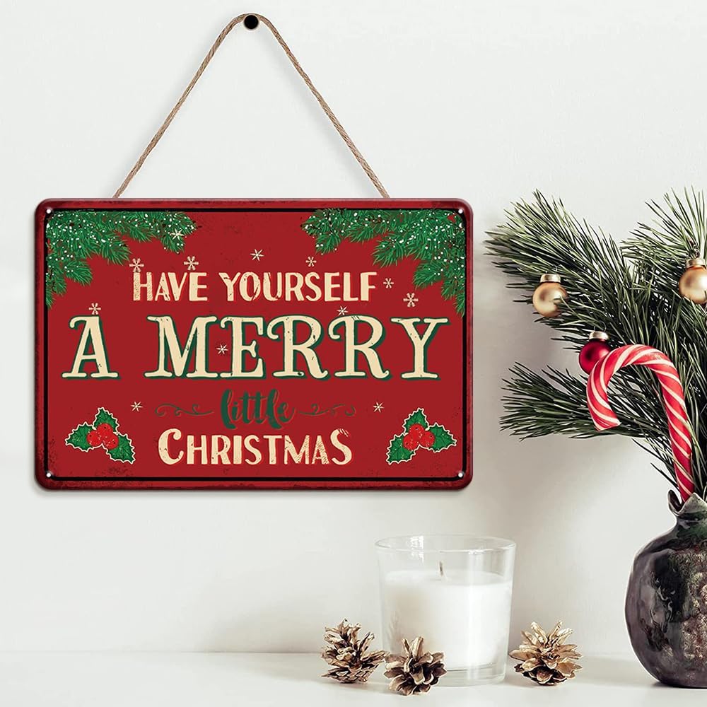 Christmas Decorations Metal Tin Signs 20x30cm(7.8x11.8inch)
Christmas Decorations Metal Tin Signs 20x30cm(7.8x11.8inch)