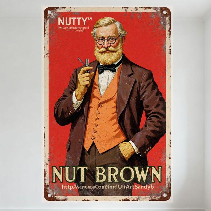 Vintage Nutty Old Man Metal Sign Poster - Red Background Retro Metal Look Wall Decor for Bar Pub Home Cafe (Weathered Aged Finis 20x30cm(7.8x11.8inch)
Vintage Nutty Old Man Metal Sign Poster - Red Background Retro Metal Look Wall Decor for Bar Pub Home Cafe (Weathered Aged Finis 20x30cm(7.8x11.8inch)