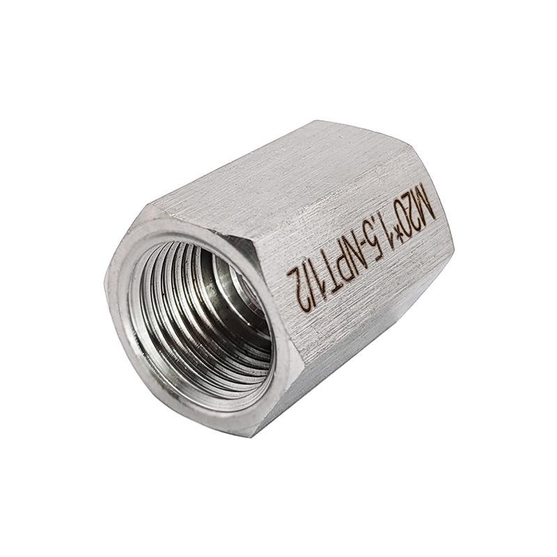Stainless Steel 304 Thread Adapter, M20X1.5 to NPT 1/2, Metric to American Standard (0591)
Stainless Steel 304 Thread Adapter, M20X1.5 to NPT 1/2, Metric to American Standard (0591)