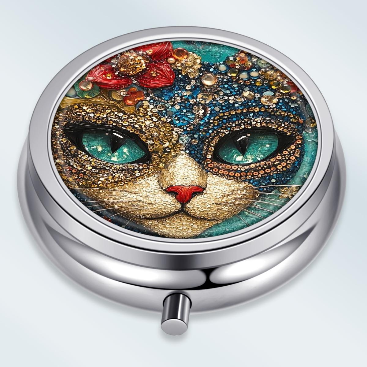 Portable Pill Box with 3 Compartments, Mini Metal Medicine Organizer Case, Cute Printed Pill Container for Vitamins, Pills, Jewelry, Travel, Daily Use разноцветный
Portable Pill Box with 3 Compartments, Mini Metal Medicine Organizer Case, Cute Printed Pill Container for Vitamins, Pills, Jewelry, Travel, Daily Use разноцветный