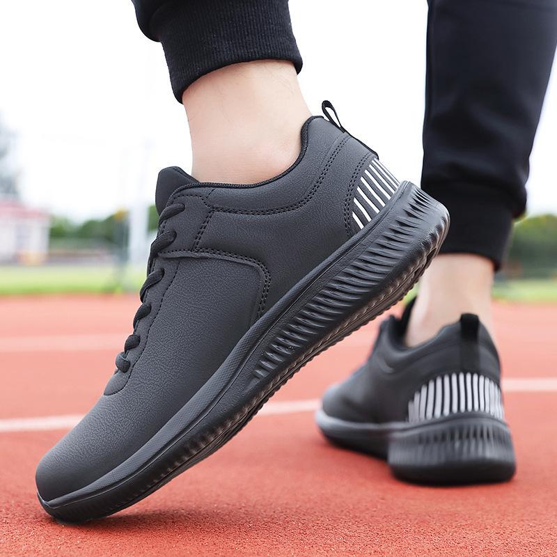 New autumn high-peel waterproof casual running shoes high-elastic sports shoes HS-C734 45 чорний колір сірий
New autumn high-peel waterproof casual running shoes high-elastic sports shoes HS-C734 45 чорний колір сірий