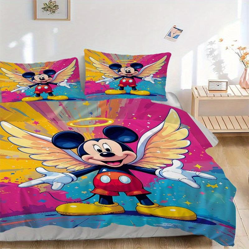3pcs Mickey with Wings Quilt Cover Set (1 Quilt Cover + 2 Pillowcases Without Pillow Core), High-Definition Printing for Home and Dormitory.B064 135x200cm
3pcs Mickey with Wings Quilt Cover Set (1 Quilt Cover + 2 Pillowcases Without Pillow Core), High-Definition Printing for Home and Dormitory.B064 135x200cm