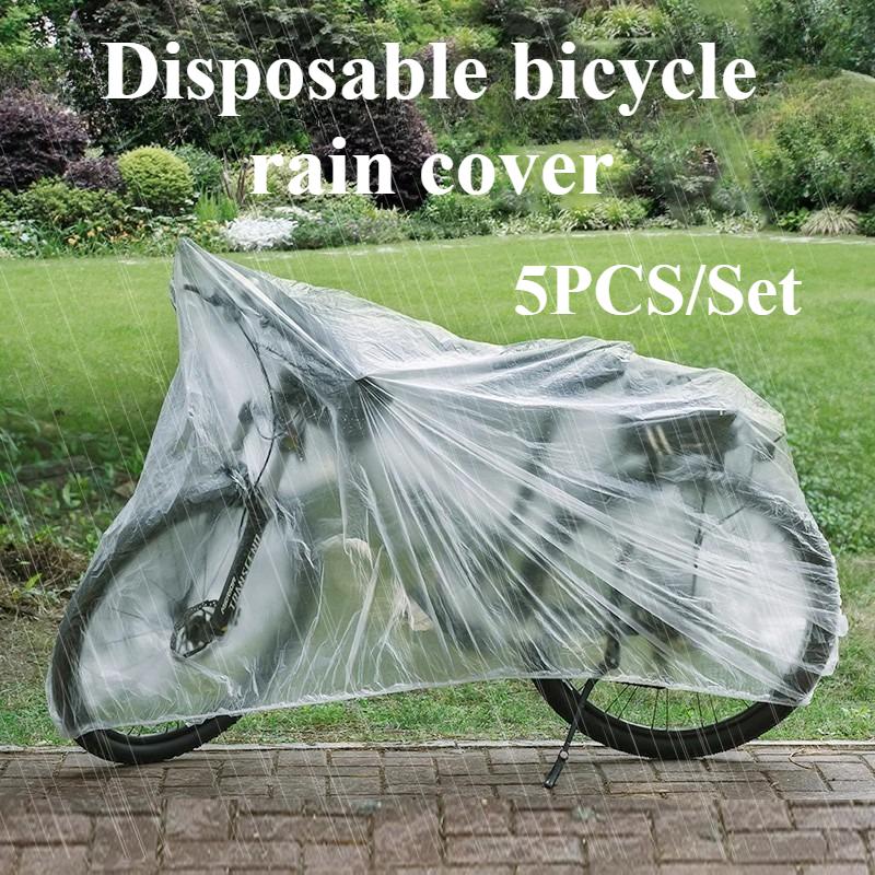 5Pcs/Set Disposable Transparent Bike Cover, Universal Waterproof Rain & Dust Cover for Mountain Bikes & Electric Bicycles
5Pcs/Set Disposable Transparent Bike Cover, Universal Waterproof Rain & Dust Cover for Mountain Bikes & Electric Bicycles