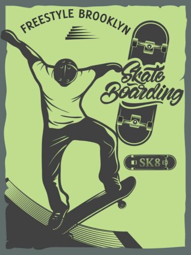 Freestyle Brooklyn Skateboarding Vintage Retro Metal SignAluminum 20x30cm(7.8x11.8inch)
Freestyle Brooklyn Skateboarding Vintage Retro Metal SignAluminum 20x30cm(7.8x11.8inch)