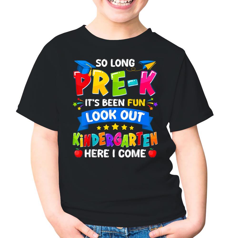 So Long Pre K Pre-K Look Out Kindergarten Kids Shirt Gift Boy Girl 4XL
So Long Pre K Pre-K Look Out Kindergarten Kids Shirt Gift Boy Girl 4XL