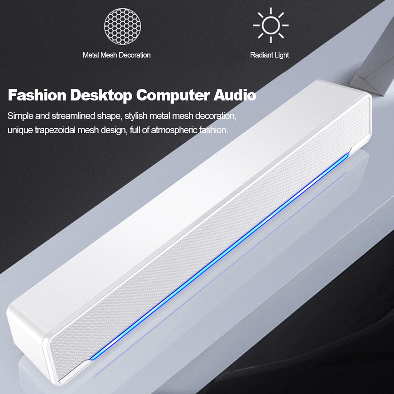 SADA V-196 USB Wired Computer Spker Bar Stereo Subwoofer Powerful Music Player Bass Surround Sound Box 3.5mm Input for PC Laptop Smartphone Tabl
SADA V-196 USB Wired Computer Spker Bar Stereo Subwoofer Powerful Music Player Bass Surround Sound Box 3.5mm Input for PC Laptop Smartphone Tabl