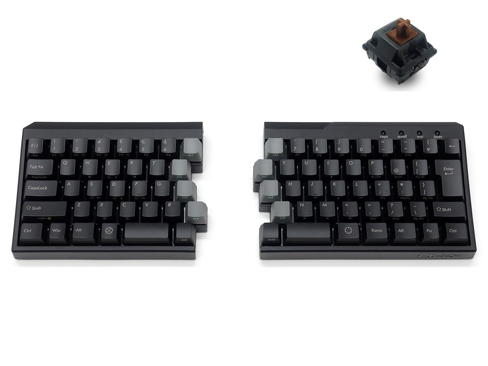 FILCO Majestouch Xacro M10SP Japanese Layout 76 Keys CHERRY MX Brown Axis Left and Right Separated Type Supports Macro Programming Equipped with 10
FILCO Majestouch Xacro M10SP Japanese Layout 76 Keys CHERRY MX Brown Axis Left and Right Separated Type Supports Macro Programming Equipped with 10