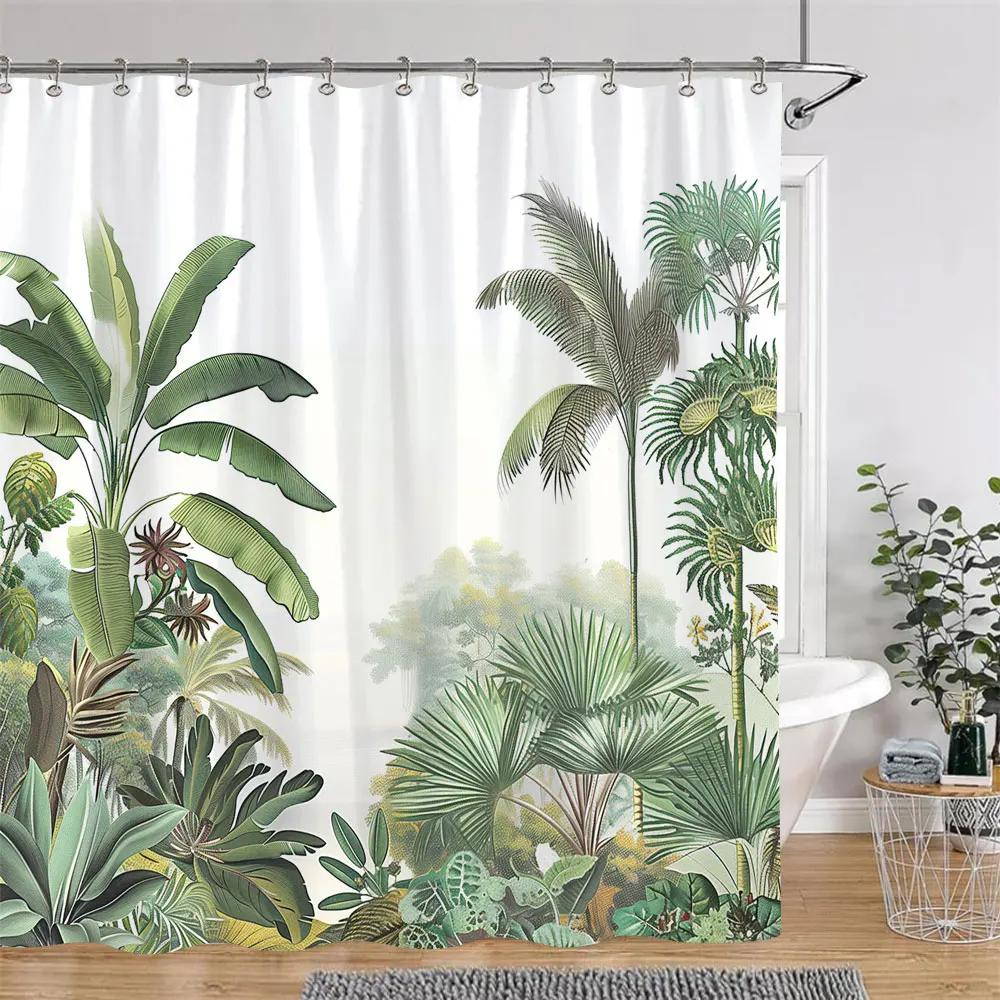 Tropical Botanical Jungle Animal Shower Curtain Coconut Flamingo Giraffe Bluebird Polyester Fabric Shower Curtain Bathroom Decor 120x180cm-47x70in
Tropical Botanical Jungle Animal Shower Curtain Coconut Flamingo Giraffe Bluebird Polyester Fabric Shower Curtain Bathroom Decor 120x180cm-47x70in