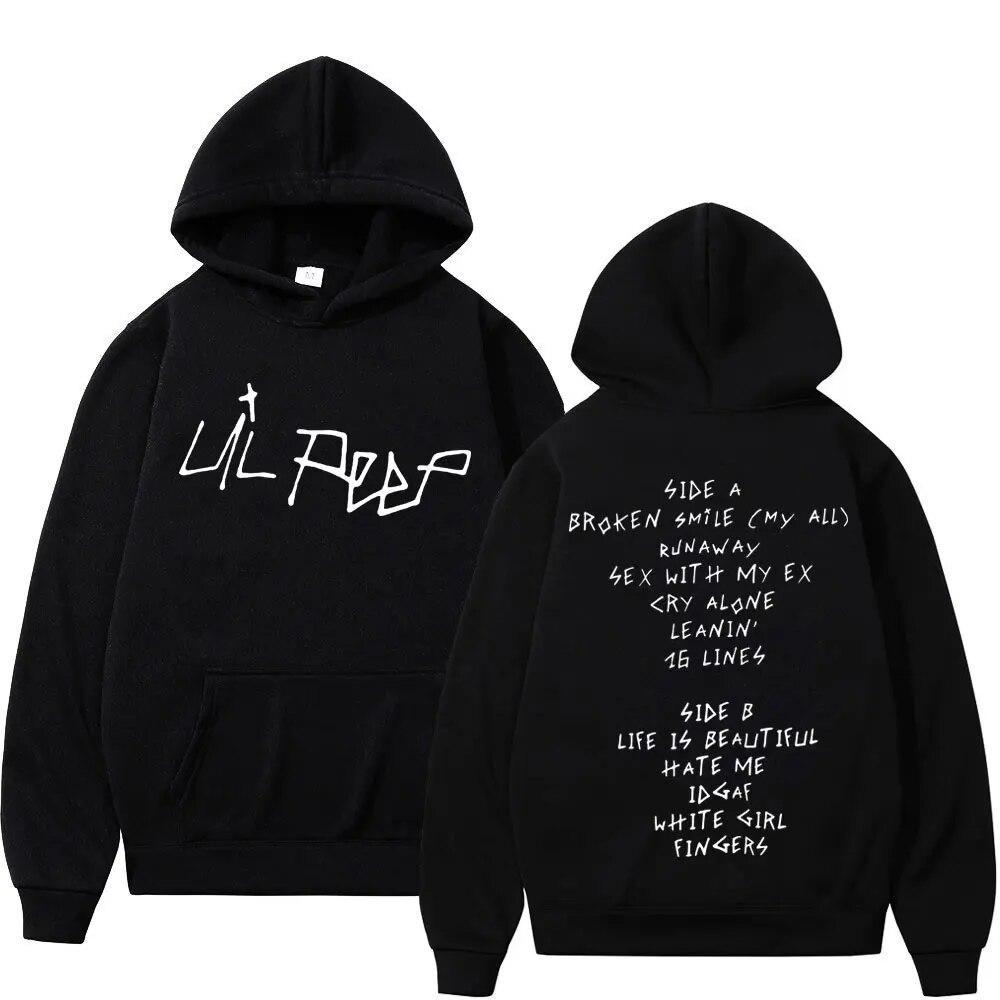Рэппер Lil Peep Толстовка унисекс для женщин тренд хип-хоп толстовки с капюшоном осенняя мода винтажные негабаритные флисовые толстовки уличная одежда
Рэппер Lil Peep Толстовка унисекс для женщин тренд хип-хоп толстовки с капюшоном осенняя мода винтажные негабаритные флисовые толстовки уличная одежда