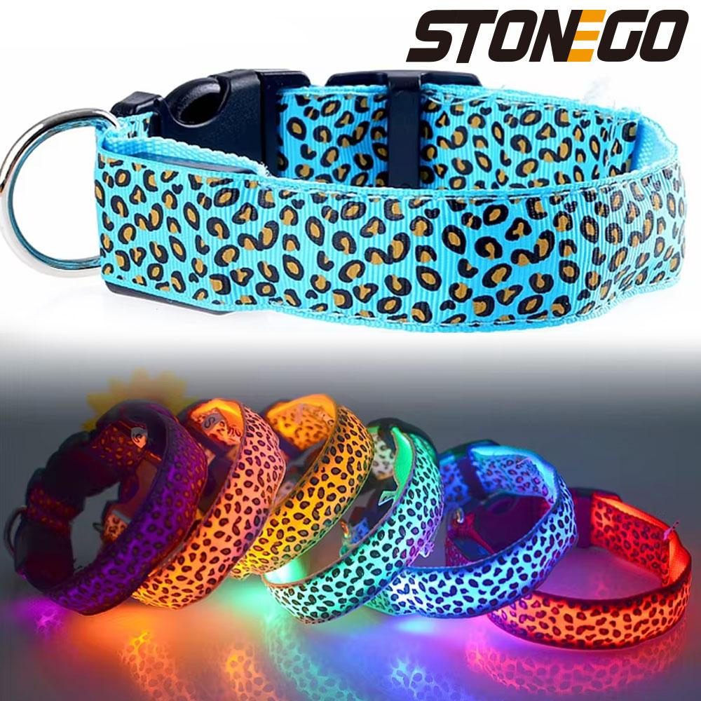 Leopard LED Dog Collar Luminous Adjustable Glowing Collar For Dogs Pet Night Safety Nylon Collar Luminous LED Bright Dog Collar S зелений
Leopard LED Dog Collar Luminous Adjustable Glowing Collar For Dogs Pet Night Safety Nylon Collar Luminous LED Bright Dog Collar S зелений