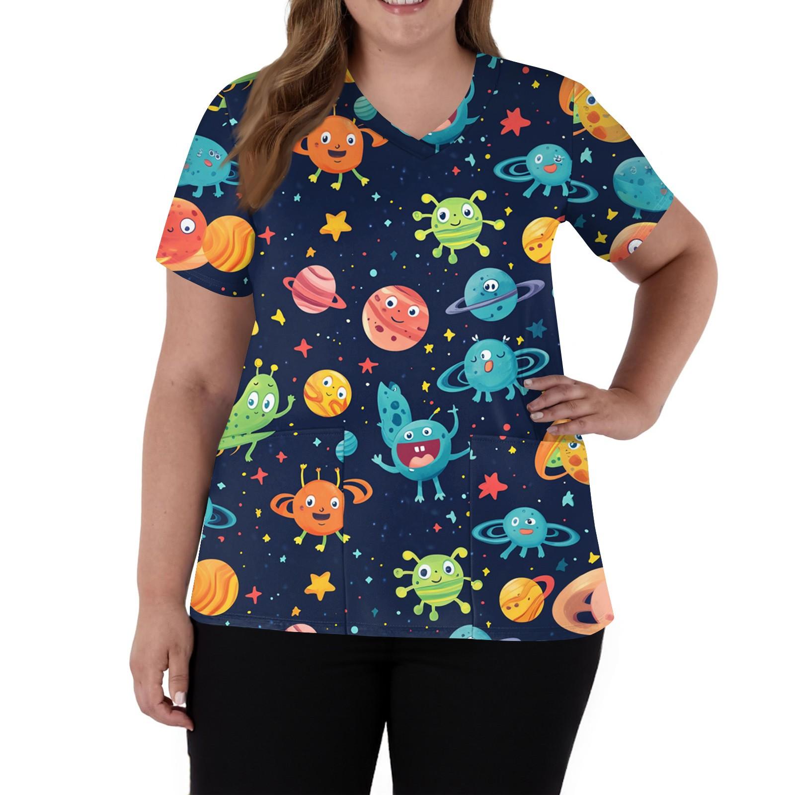 Жіноча мода Комбінезон з V-подібним вирізом та короткими рукавами з кишенями Принтовані топи Одяг XL
Жіноча мода Комбінезон з V-подібним вирізом та короткими рукавами з кишенями Принтовані топи Одяг XL