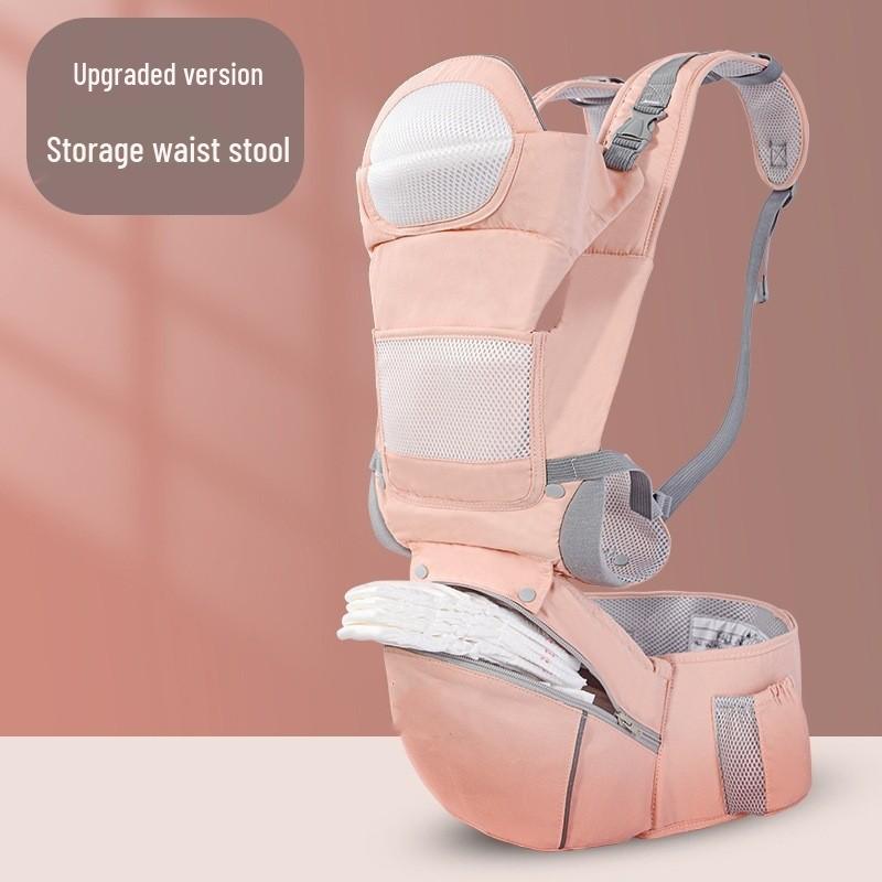 Multi-Functional Foldable Baby Carrier Backpack with Waist Stool
Multi-Functional Foldable Baby Carrier Backpack with Waist Stool