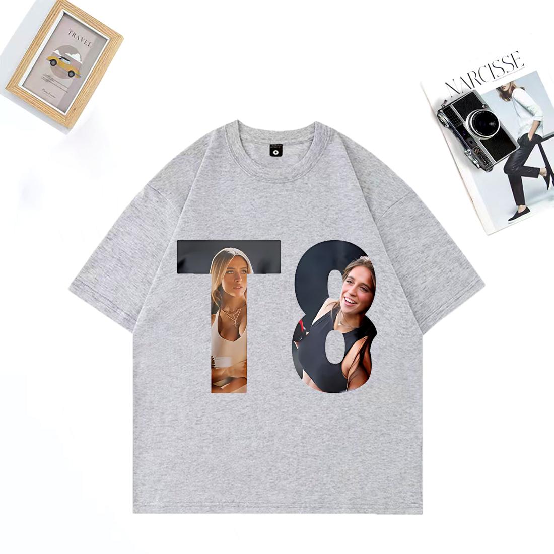 Vintage Tate Mcrae T8 print Tshirt Unisex WOMEN Fashion plus size tops shirt Hip Hop streetwear Cotton short sleeve Unisex clothes 4XL
Vintage Tate Mcrae T8 print Tshirt Unisex WOMEN Fashion plus size tops shirt Hip Hop streetwear Cotton short sleeve Unisex clothes 4XL