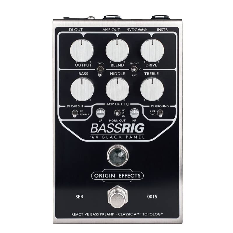 ORIGIN EFFECTS ORIGIN EFFECTS BassRIG Black Panel Симулятор басового аналогового кабінету Origin Effects 64
ORIGIN EFFECTS ORIGIN EFFECTS BassRIG Black Panel Симулятор басового аналогового кабінету Origin Effects 64