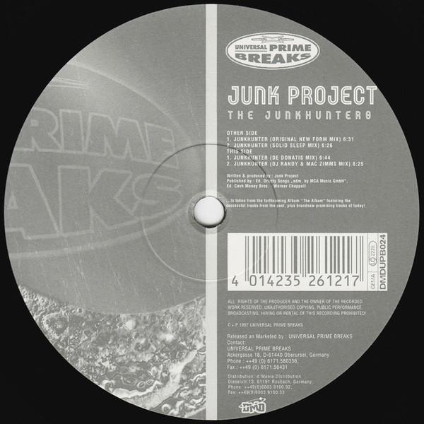 12inch Record JUNK PROJECT - The Junkhunters DMDUPB024 Universal Prime 1997 Germany Dance & Electronica Used
12inch Record JUNK PROJECT - The Junkhunters DMDUPB024 Universal Prime 1997 Germany Dance & Electronica Used