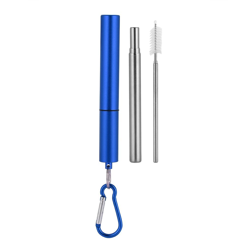 Stainless Steel Retractable Portable Straw Kit(Blue Aluminum Case Straw+Brush+Carabiner )
Stainless Steel Retractable Portable Straw Kit(Blue Aluminum Case Straw+Brush+Carabiner )