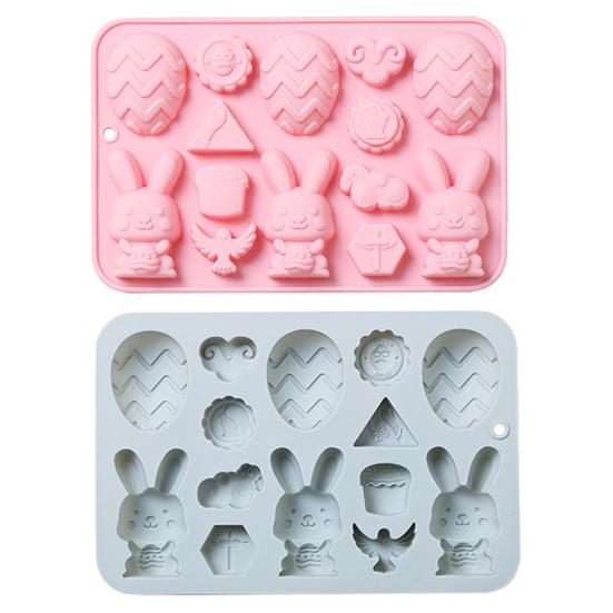 Mold Pattern Easy Demoulding Non-stick Heat-resistant 14 Holes DIY Making Reusable Happy Easter Silicone Mold Kitchen Supplies
Mold Pattern Easy Demoulding Non-stick Heat-resistant 14 Holes DIY Making Reusable Happy Easter Silicone Mold Kitchen Supplies
