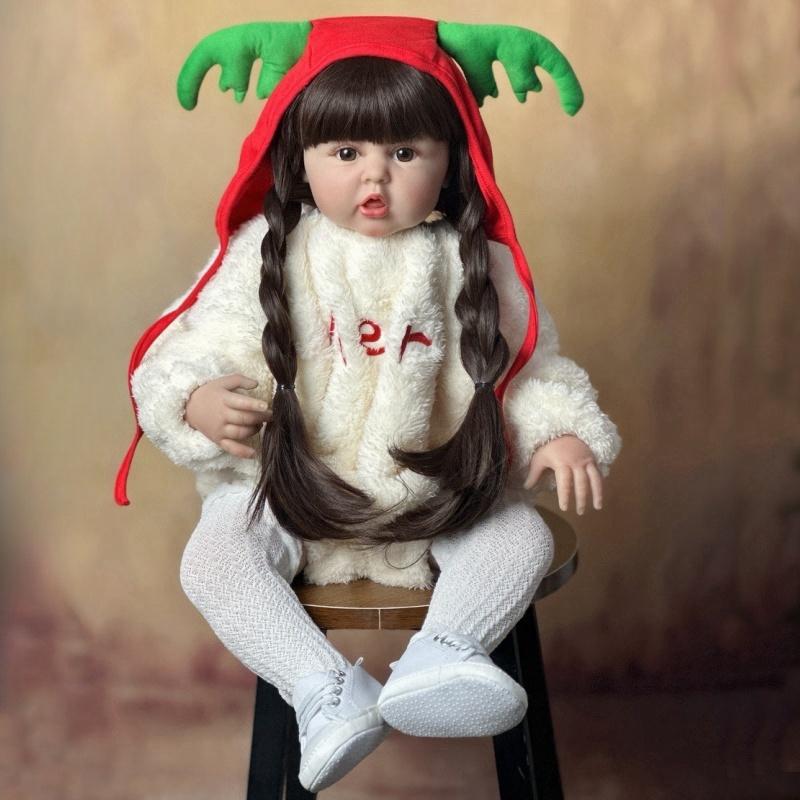 Реалистичная 24-дюймовая кукла-реборн Мила, косплей, принцесса для девочек, мягкая на ощупь ткань, тело, кукла для новорожденного, ручная работа, вьющиеся волосы, детские куклы, детская игрушка-подружка Fang
Реалистичная 24-дюймовая кукла-реборн Мила, косплей, принцесса для девочек, мягкая на ощупь ткань, тело, кукла для новорожденного, ручная работа, вьющиеся волосы, детские куклы, детская игрушка-подружка Fang