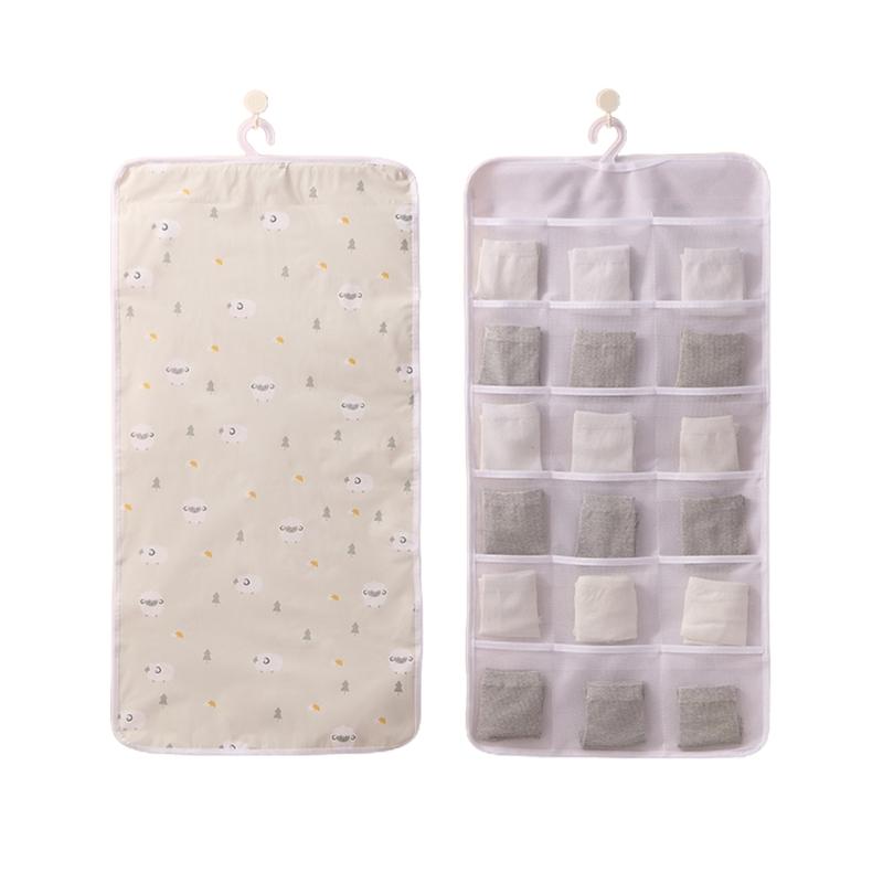 Подвесной органайзер для нижнего белья, карманы для хранения в шкафу, сетчатая сумка, двухсторонний настенный органайзер для трусов, бюстгальтеров, носков
Подвесной органайзер для нижнего белья, карманы для хранения в шкафу, сетчатая сумка, двухсторонний настенный органайзер для трусов, бюстгальтеров, носков