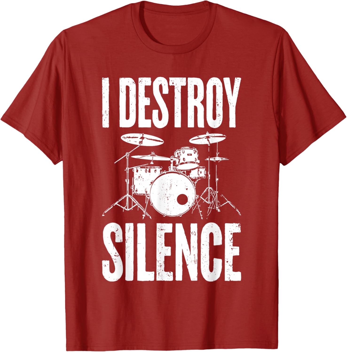 I Destroy Silence Drummer Graphic Tee Men Women Cotton Casual TShirt S
I Destroy Silence Drummer Graphic Tee Men Women Cotton Casual TShirt S