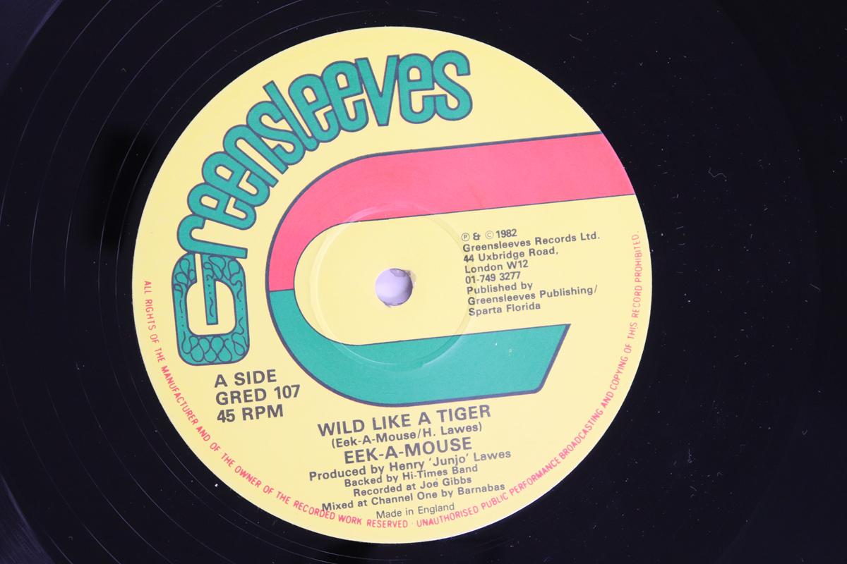 12inch Record EEKAMOUSE Wild Like A Tiger Operation Eradi GRED107 GREENSLEEVES RE 1982 UK Reggae Ska Dub Used
12inch Record EEKAMOUSE Wild Like A Tiger Operation Eradi GRED107 GREENSLEEVES RE 1982 UK Reggae Ska Dub Used